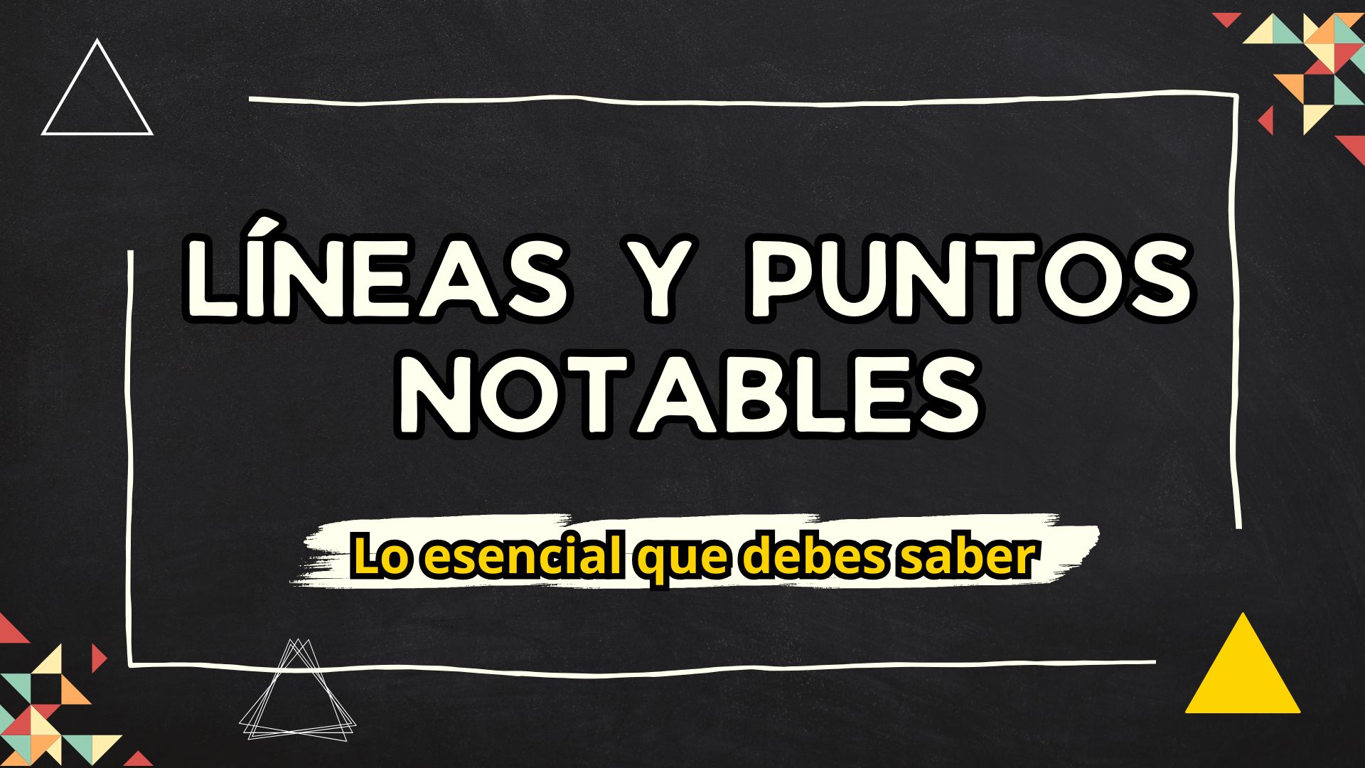 lineas notables, puntos notables, lineas notables definicion, puntos notables definición