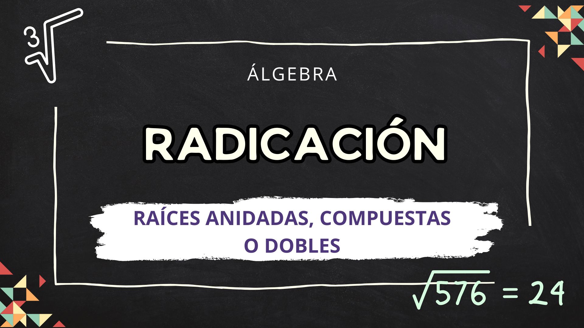 radicación, raices anidadas, raices compuestas, raices dobles, raices anidadas ejemplos, propiedades radicacion, raiz de raiz, raices dobles ejemplos, raices anidadas ejercicios, radicación ejercicios, ejercicios de radicación resueltos, simplificación de radicales, radicación matemática, operaciones con raíces, expresión con radicales