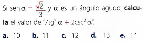 razones trigonometricas ejercicio propuesto 13
