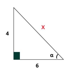teorema de pitagoras, razones trigonometricas de un angulo agudo